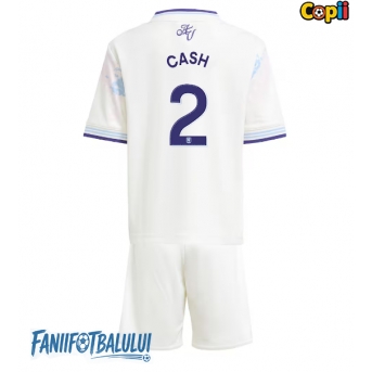 Aston Villa Matty Cash #2 Echipament de Fotbal Replică 2025-26 Copii Treilea (+ Șorturi)
